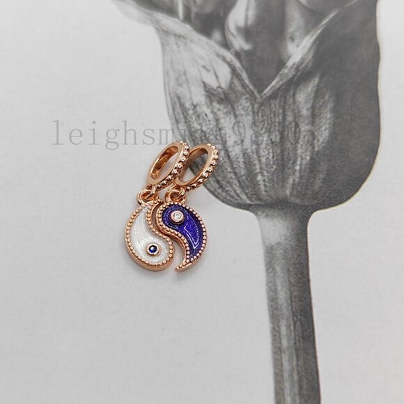 Pandora Splittable Yin & Yang Sparkling Dangle Charm - Picture 6 of 6